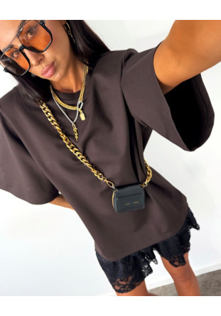 T-shirt brązowy LaMilla