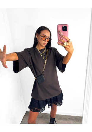 T-shirt brązowy LaMilla