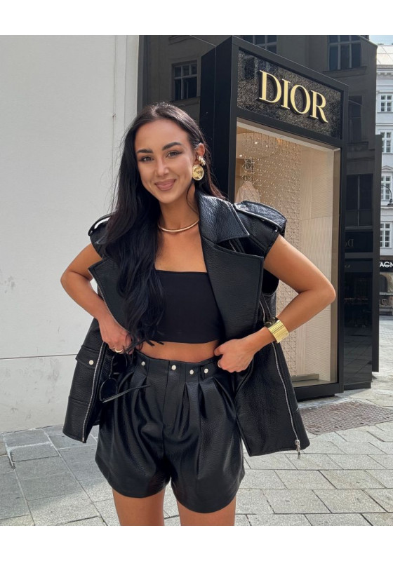 Spodenki skórzane czarne LaMilla