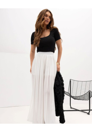 Eleganckie plisowane spodnie EDAN