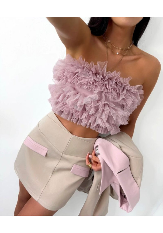 Top bluzka z falbanką LaMilla