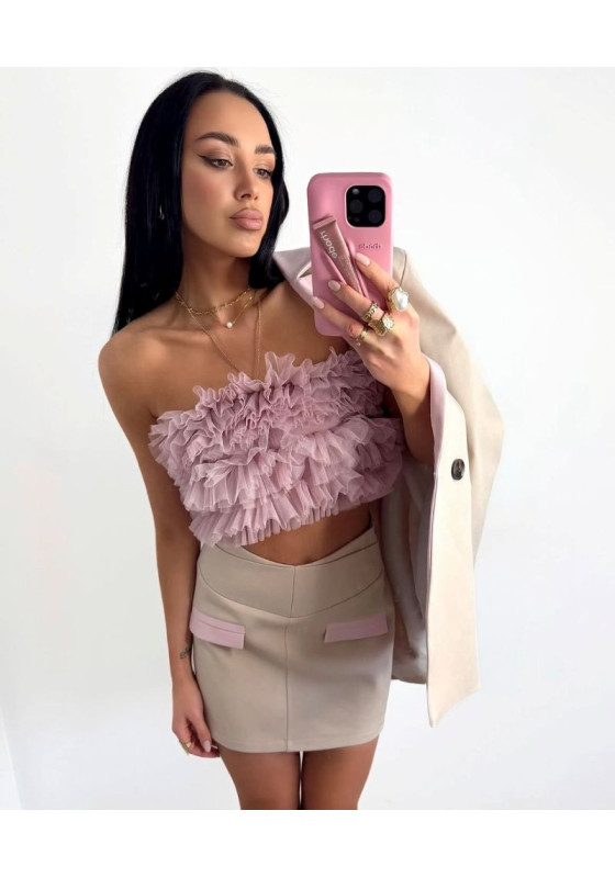 Top bluzka z falbanką LaMilla