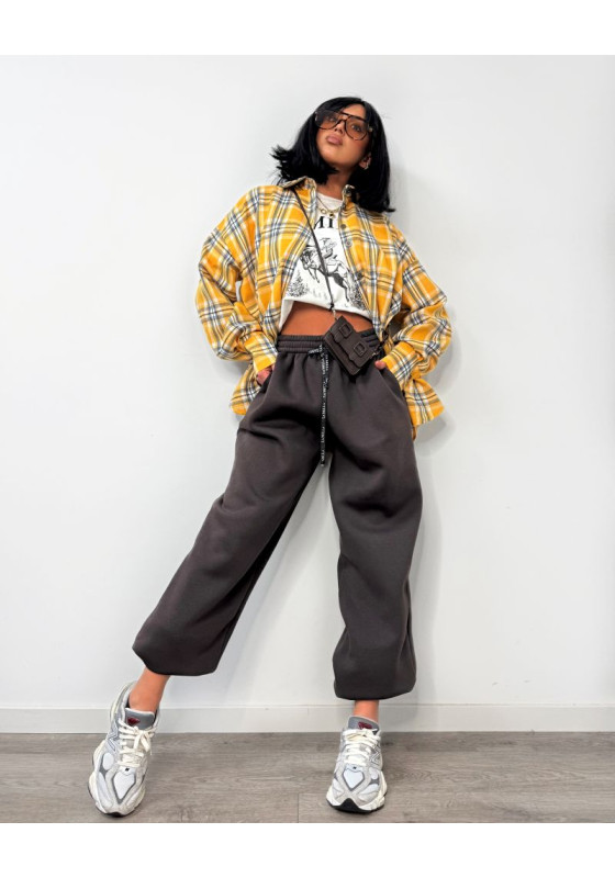 Koszula flanelowa w żółtą kratę LaMilla