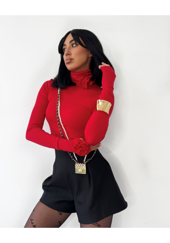 Golf czerowny z różą LaMilla